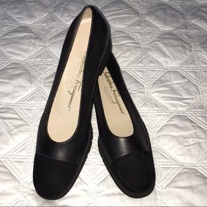 BNWOT FERRAGAMO one inch heel shoes.